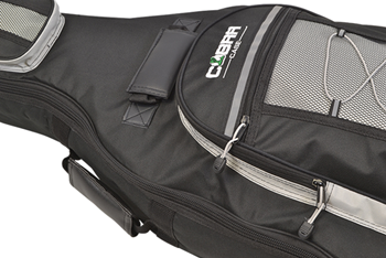Deluxe Acoustic Guitar Bag by Cobra Case with Thick 10mm Padded Protection